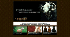 Desktop Screenshot of dickie.co.uk