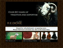 Tablet Screenshot of dickie.co.uk